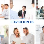 Collage featuring satisfied K&K Talents customers